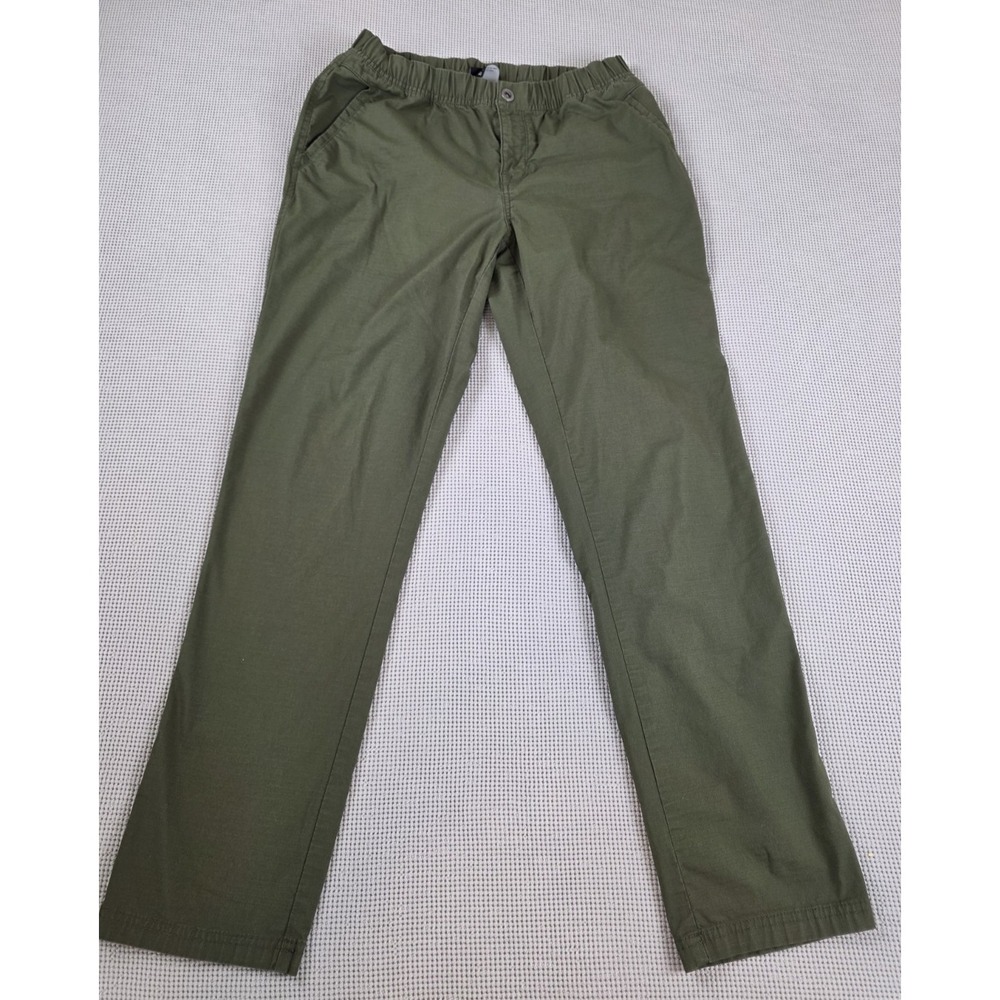 Prana Double Peak Jogger Pants Olive Green Women's Size 10 (104)